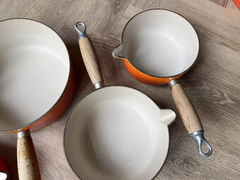 Zestaw garnków żeliwnych Le Creuset w kolorze pomarańczowym, - 15