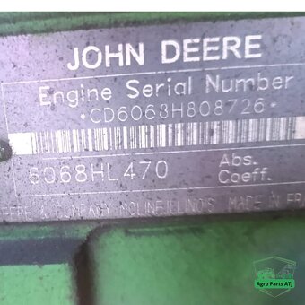 John Deere 6520 Parts,Części - 15