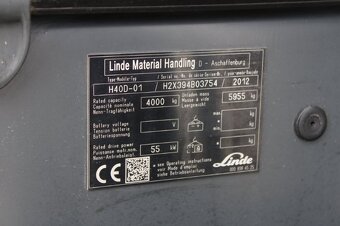 Linde H40D-01 - 15