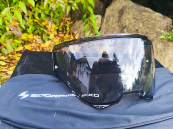 Kask Scorpion Exo Carbon Flip-Up. Różne rozmiary. Nowy - 15