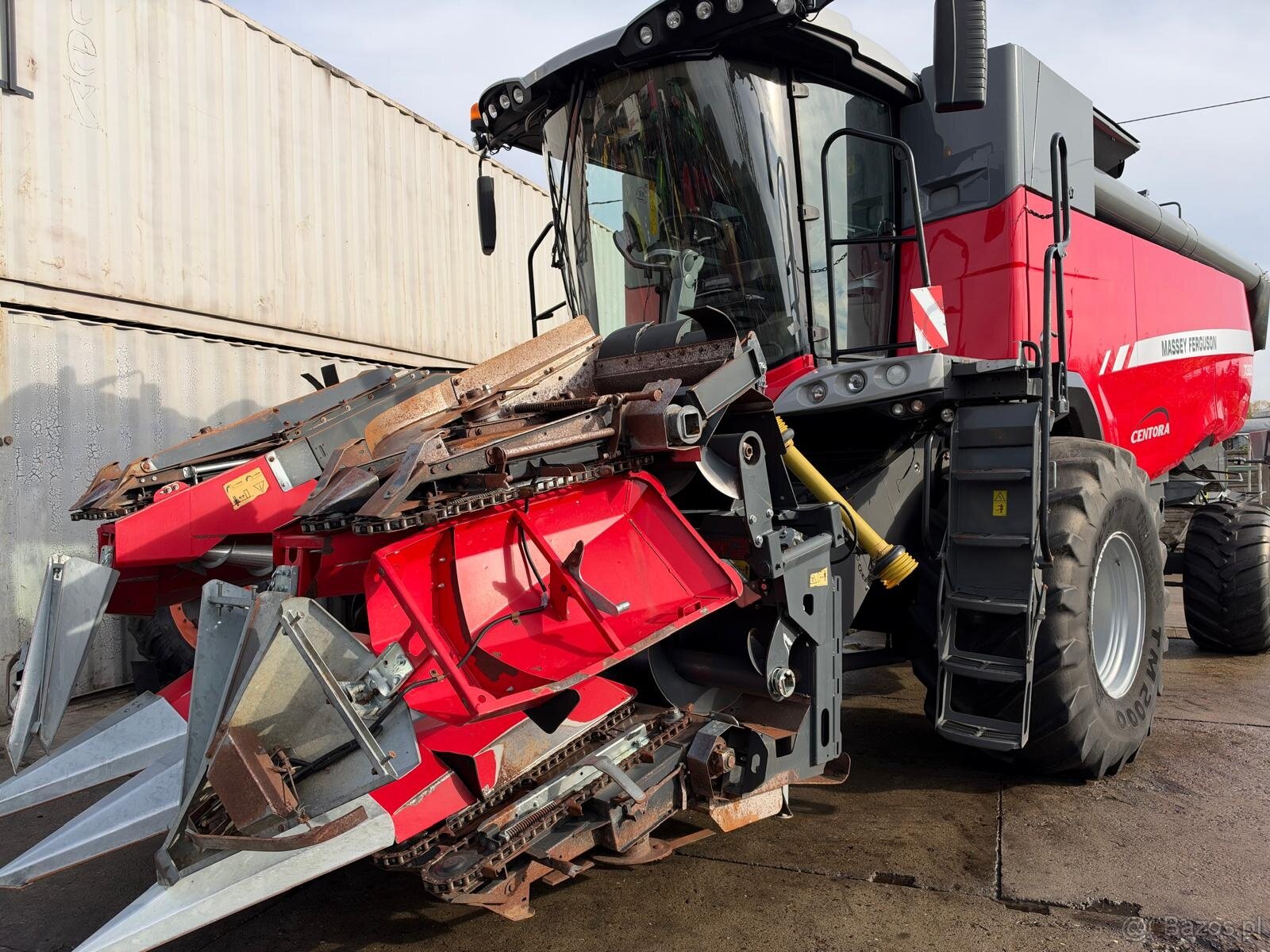 Kombajn Zbozowy Massey Ferguson 7380 Centora + Heder do kuk - 16