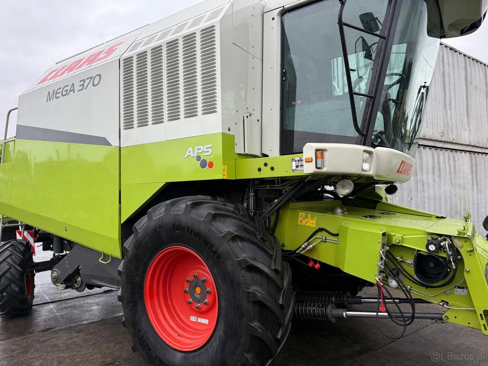 Kombajn zbożowy Claas Mega 370 rok pro 2007 heder 6m stół do - 16