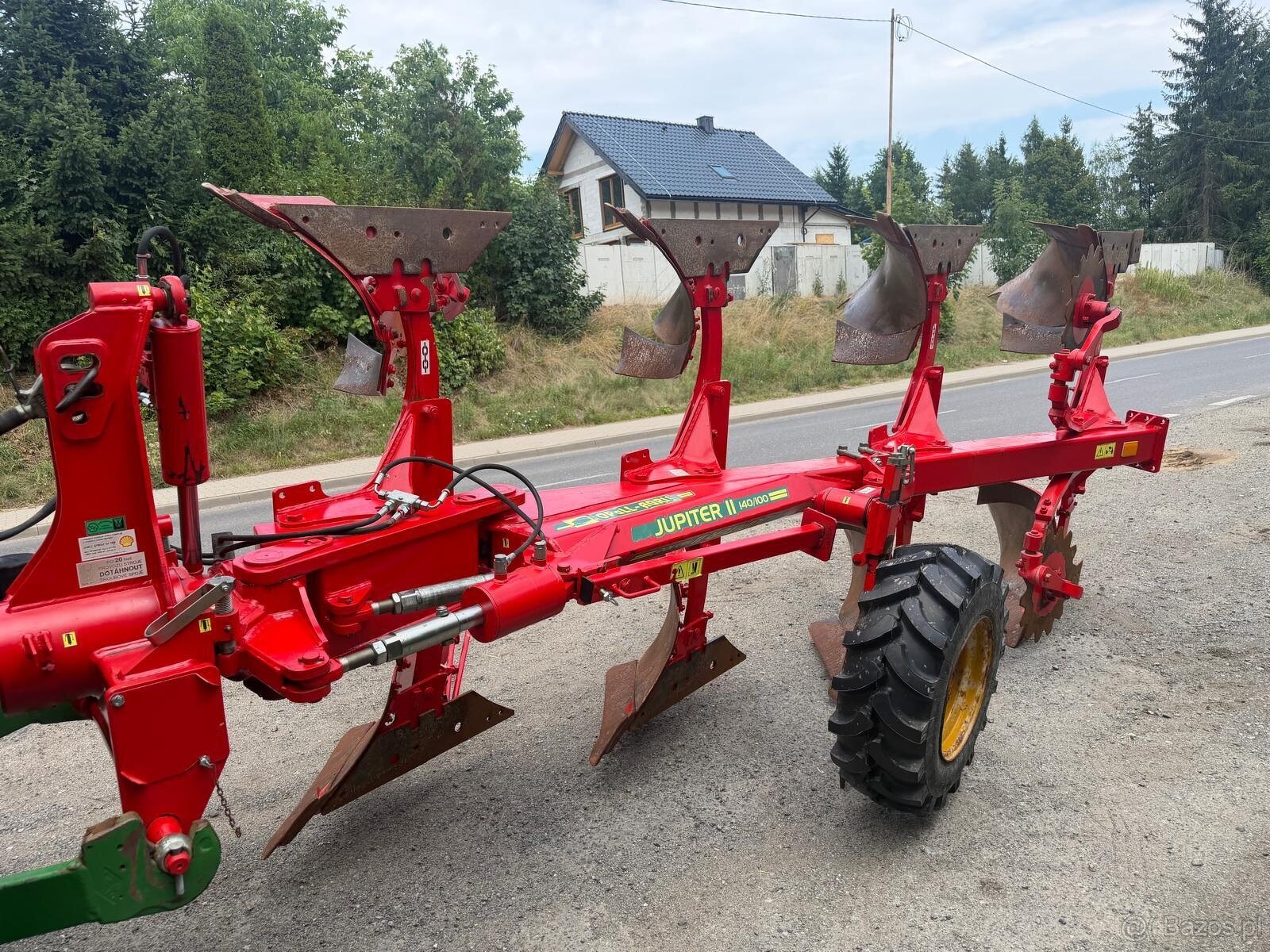 Plug 4 Skibowy Opall-Agri Saturn 140 4S rok prod. 2016 pług - 16