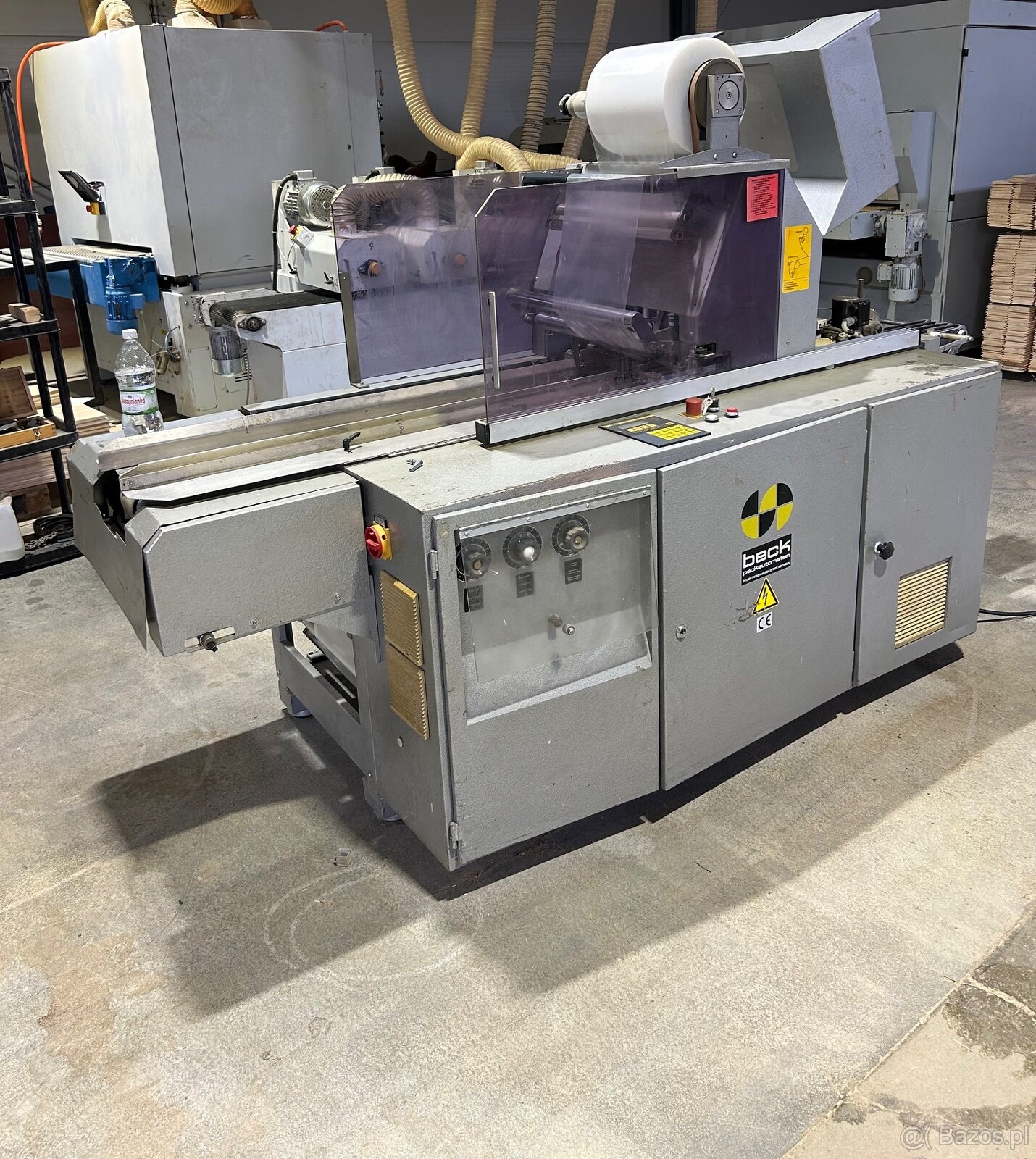 Automat BECK do pakowania w folię + tunel + paleta folii - 16