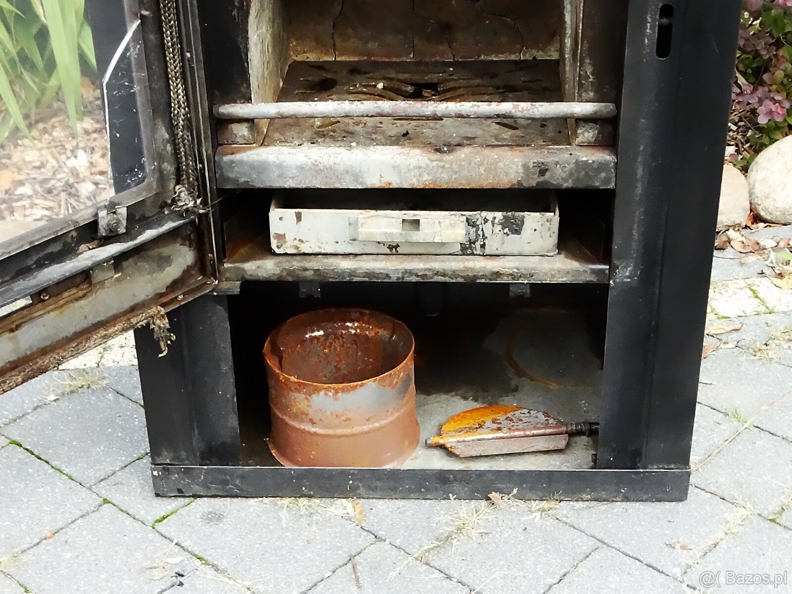 Niemiecki piecyk/kominek wolnostojący grzewczy - 16