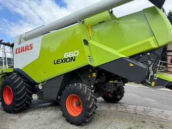 Kombajn zbożowy Claas Lexion 660 heder V750 rok pro 2011 spr - 16