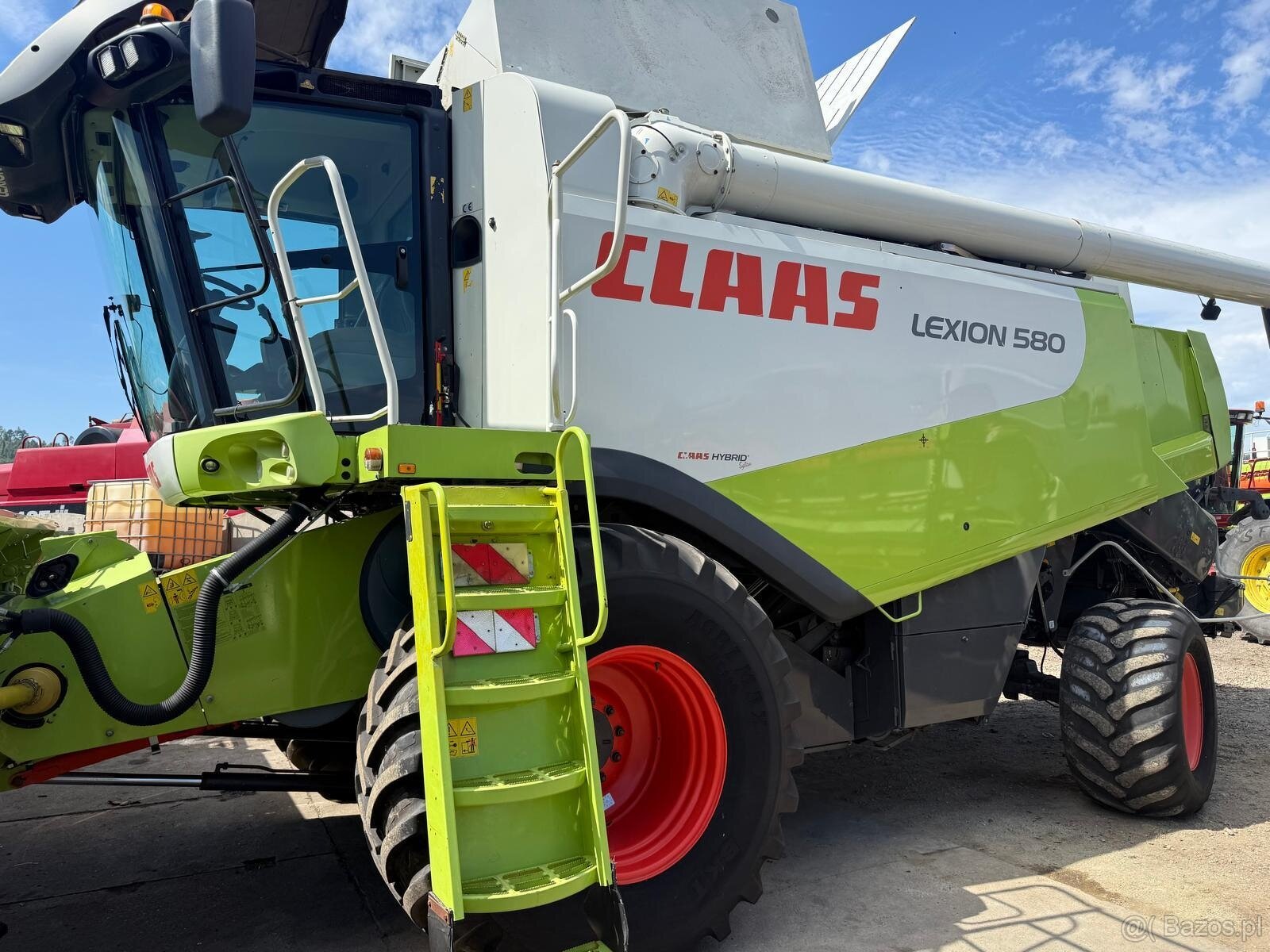 Kombajn zbożowy Claas Lexion 580 heder V750 laser pilot spro - 17