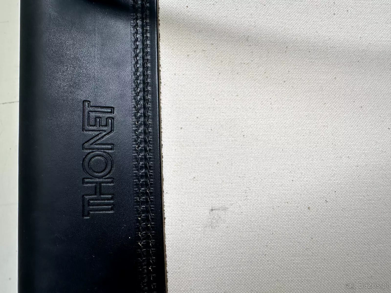 7 x Thonet S33 Cantilever Chair Bauhaus Classic Leather Blac - 17