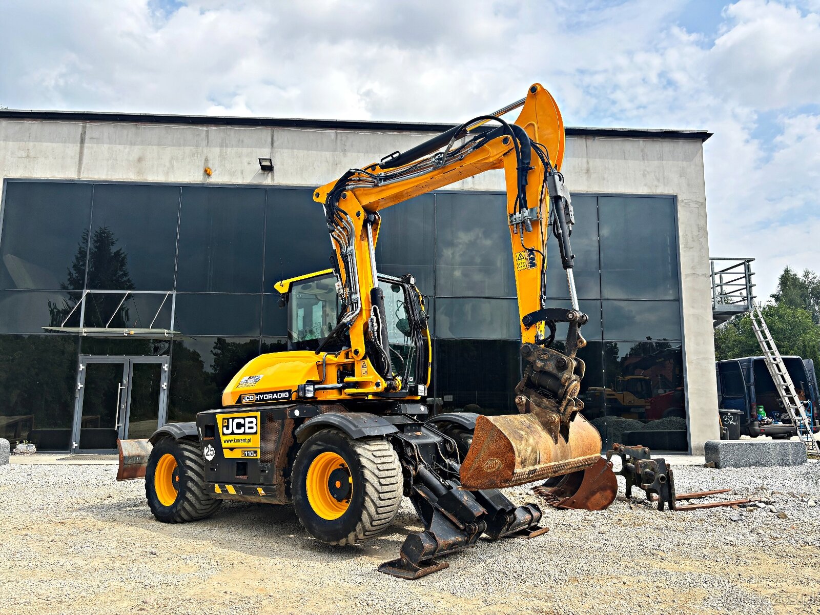 JCB HD110WT 4F KOPARKA KOŁOWA HYDRADIG POWERTILLT 2019R | LI - 17