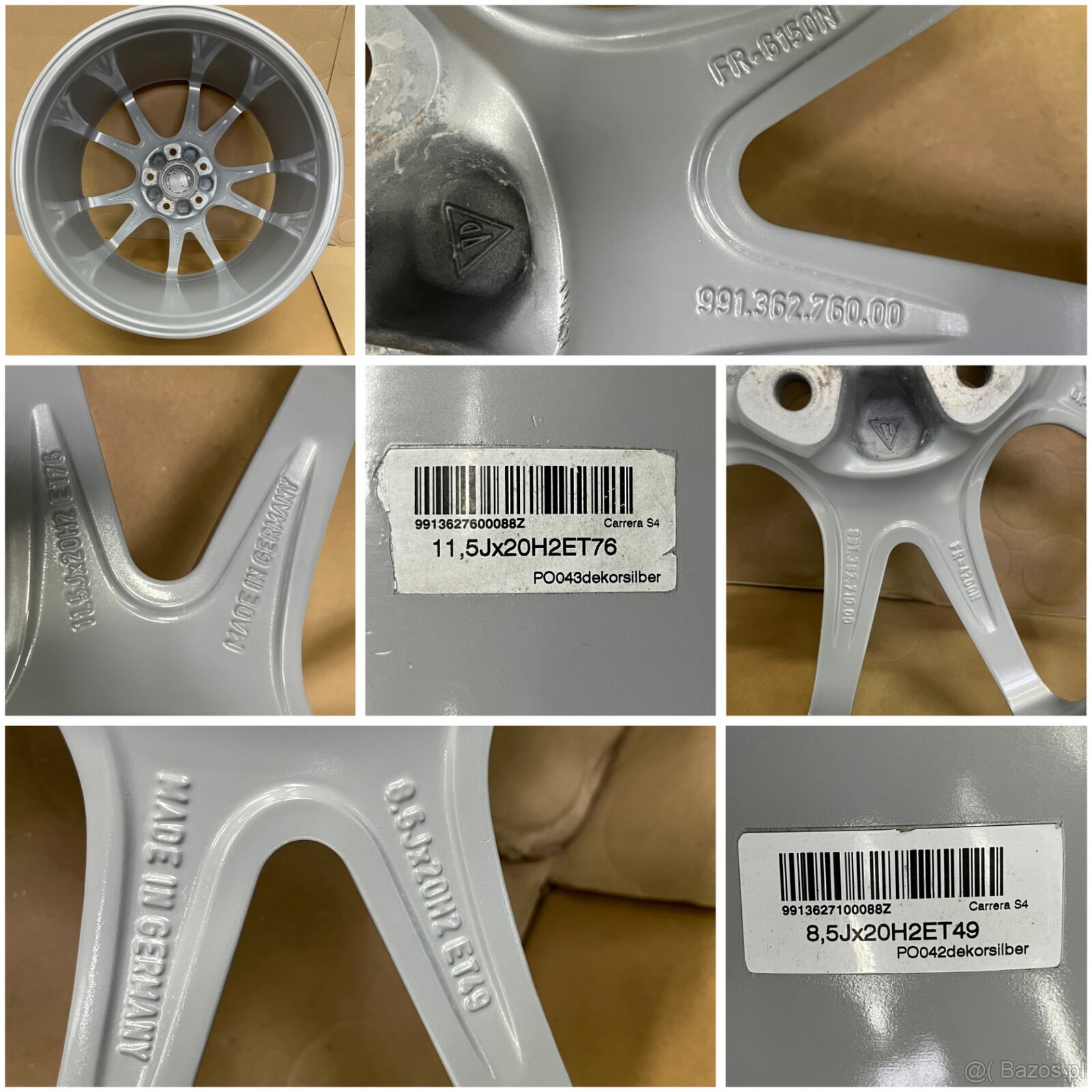 Porsche 20 cali 991 II C2 Carrera T 99136276000 99136271000 - 17
