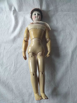 Antyczna lalka do renowacji. Znak firmowy do identyfikacji. - 17