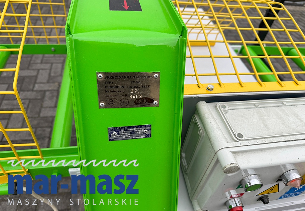 Piła poprzeczna przecinarka tarczowa typ PT600 - 18