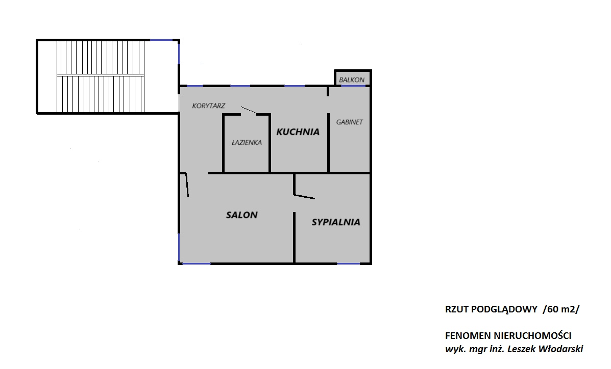 Mieszkanie z niskim czynszem - 3 pokoje - 18