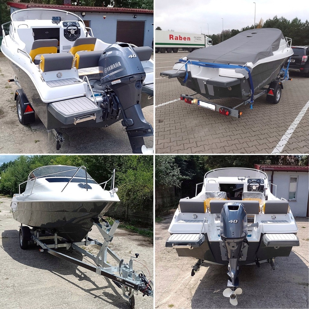 Motorówka SCALAR 525+YAMAHA 60KM+Przyczepa BRENDERUP-FV23% - 18