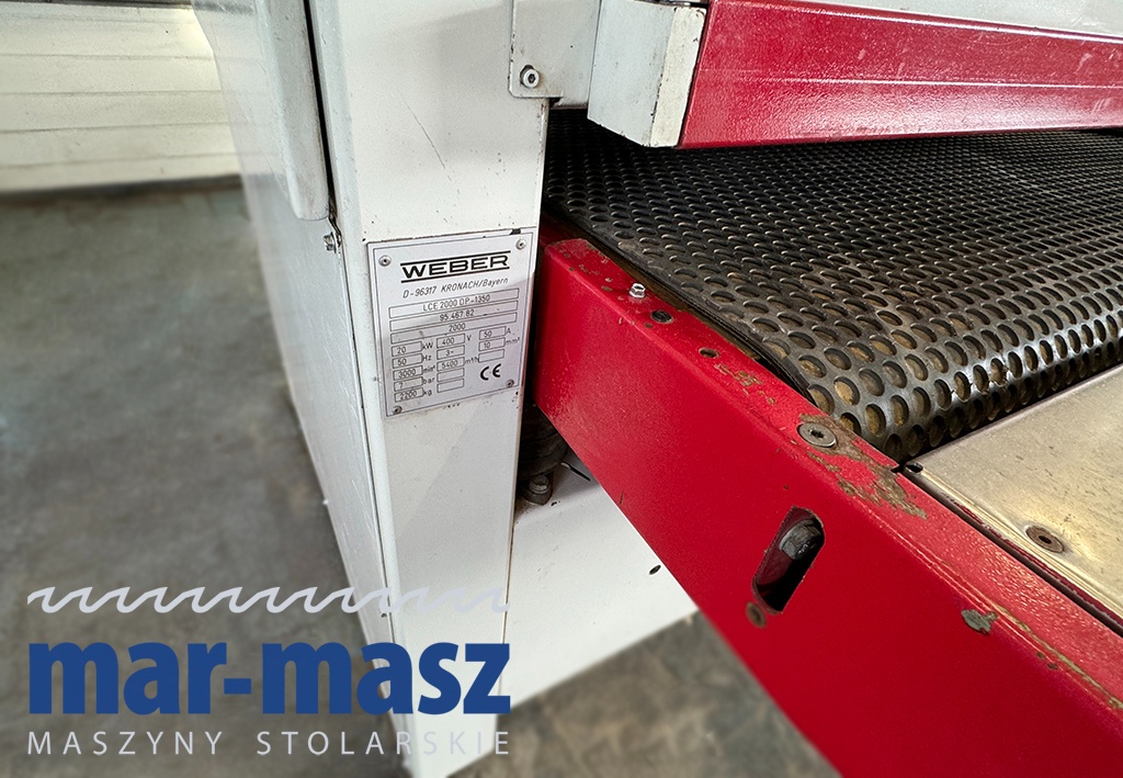 Szlifierka szerokotaśmowa WEBER LCE 2000 DP-1350 - 18