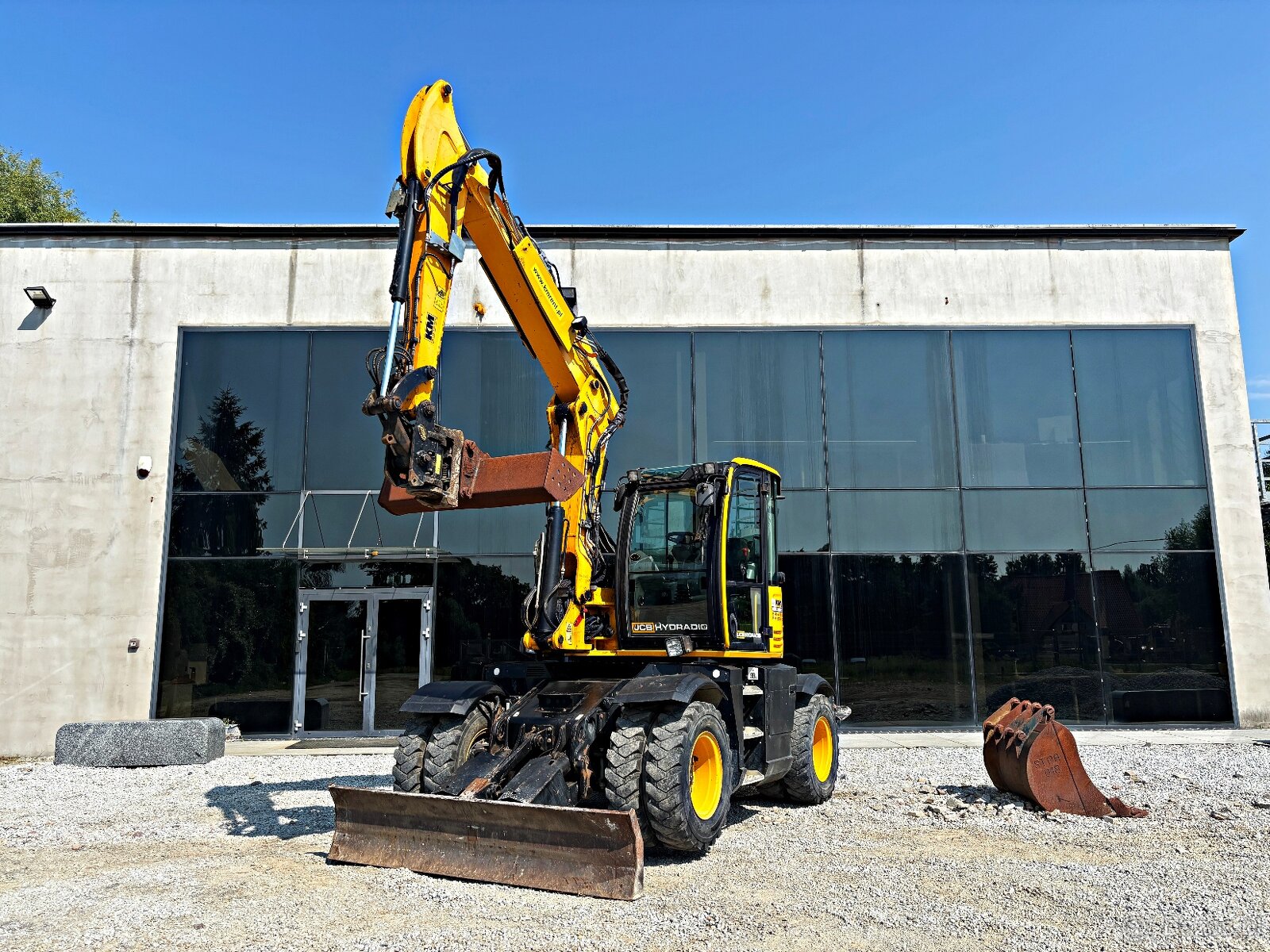 JCB HD110WT 4F KOPARKA KOŁOWA HYDRADIG POWERTILLT 2018R | LI - 18