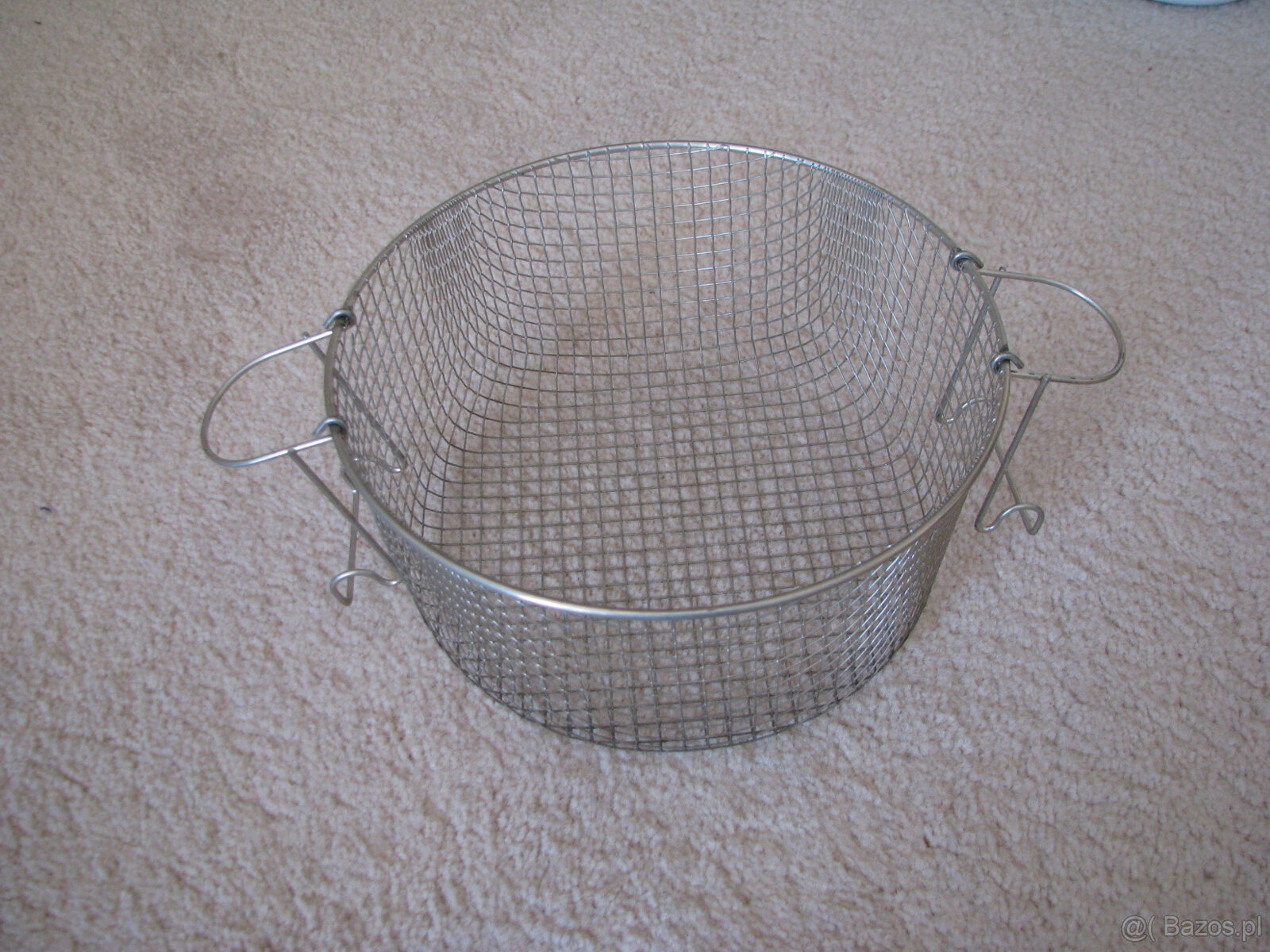 Emaliowane garnki, pokrywki, patelnie, miski, durszlak, kosz - 18