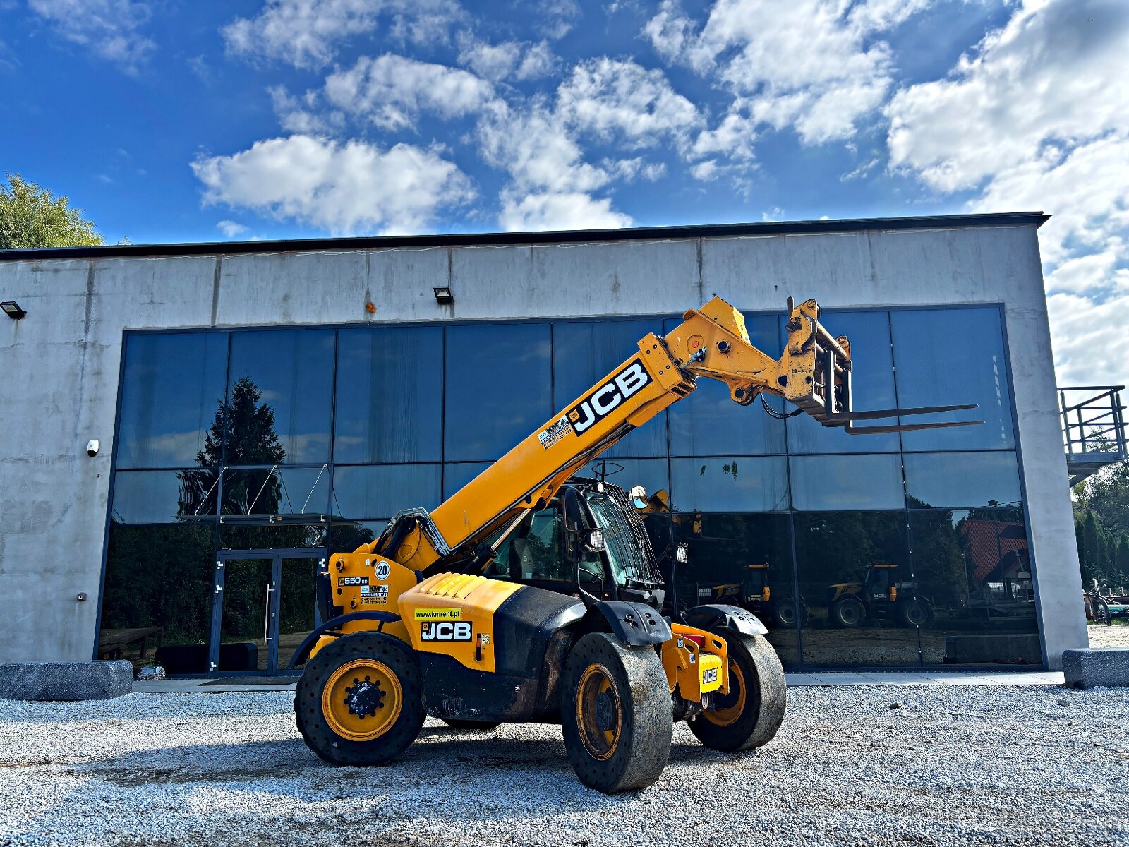 JCB 550-80 WM WASTEMASTER ŁADOWARKA TELESKOPOWA 2018R | JCB - 18