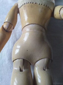 Antyczna lalka do renowacji. Znak firmowy do identyfikacji. - 18