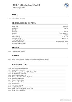 Oferuję na sprzedaż luksusowe BMW 750e xDrive – 96.000 € - 18