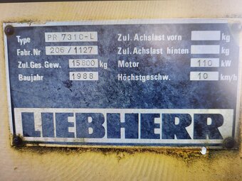 Buldozer Liebherr PR 731C-L silnik PRACUJE, VAT - 18