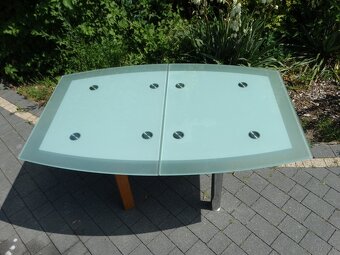 Zestaw mebli + stół szklano-drewniany - 18