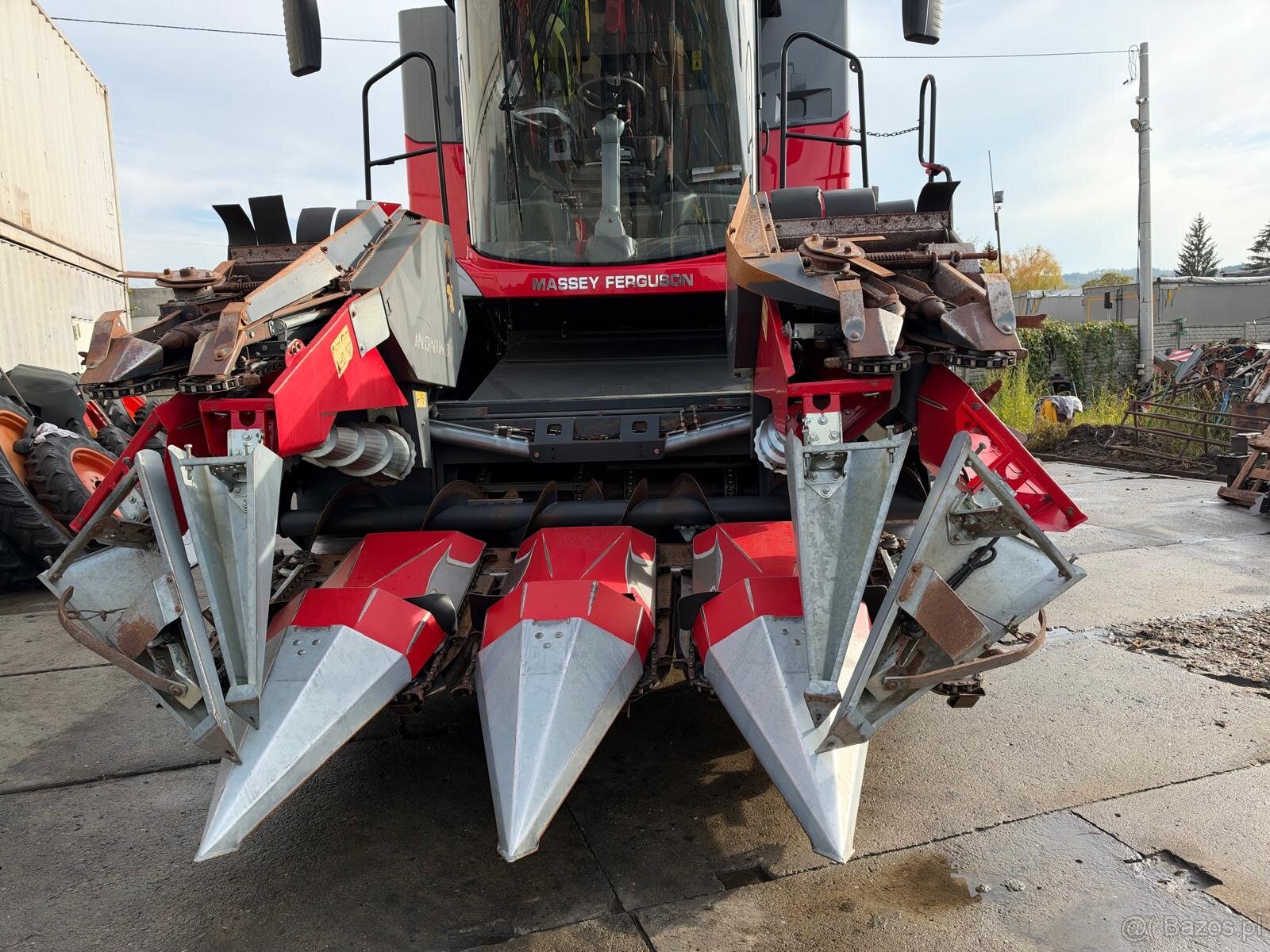Kombajn Zbozowy Massey Ferguson 7380 Centora + Heder do kuk - 19