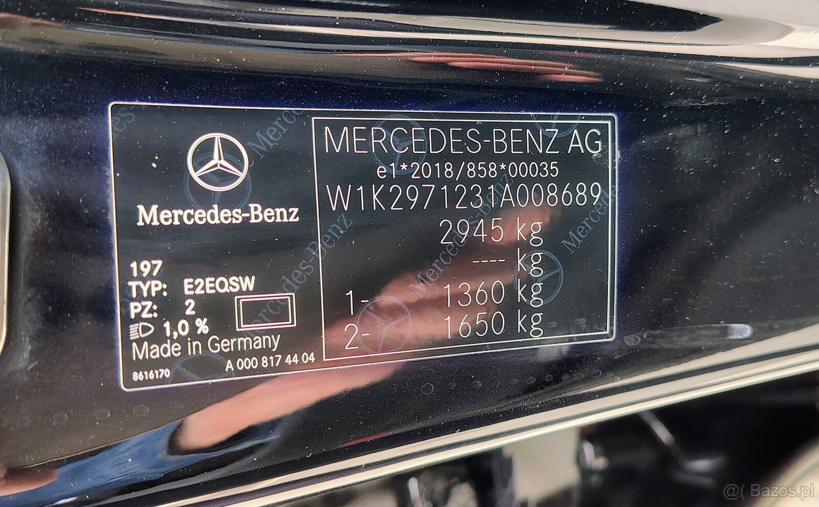 Mercedes EQS 450+Pneumatyka-1Wł-SalonPL+Serwis ASO+1rej:2022 - 19