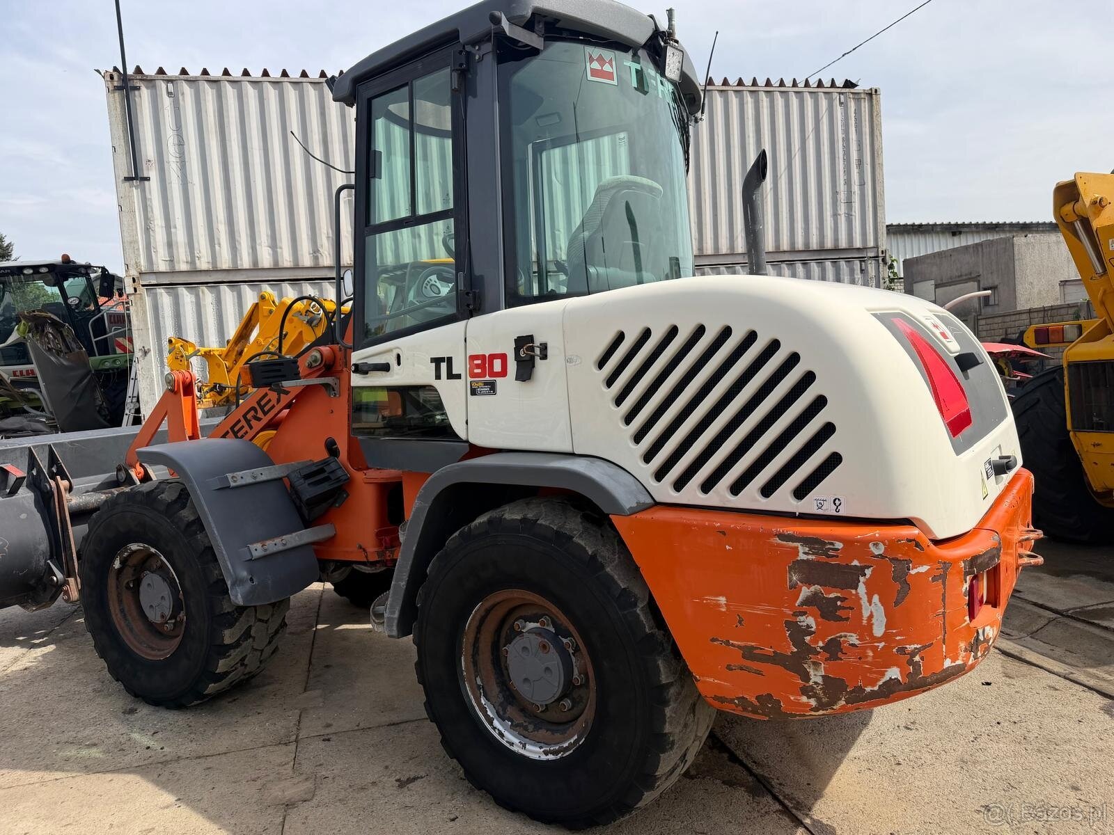 Ładowarka Terex TL80 Łyżka + Widły Szybkozłącze rok prod. 20 - 19
