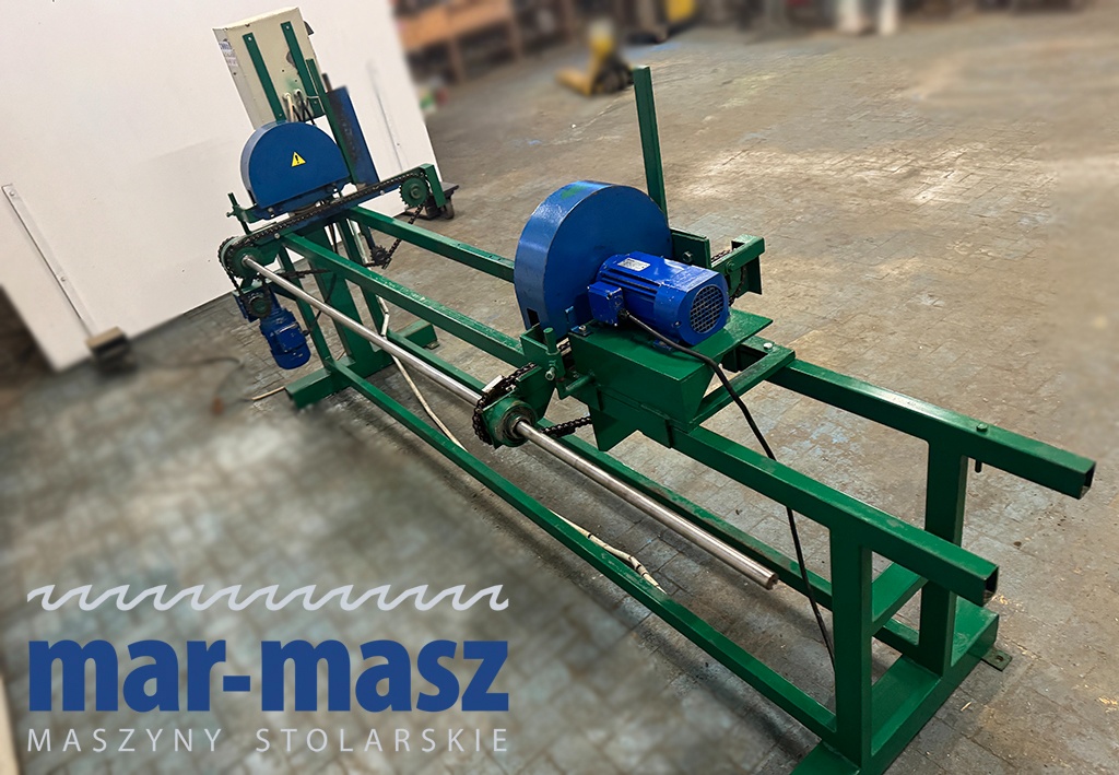 Obrzynarka dwu piłowa poprzeczna do drewna O2p-315 - 19