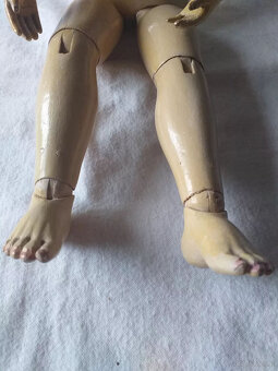 Antyczna lalka do renowacji. Znak firmowy do identyfikacji. - 19