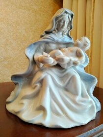 Matka boża ,Boska z dzieciątkiem Jezus Figura Porcelana -ide