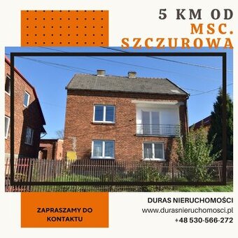gmina Szczurowa dom 160m2 działka 57 ar