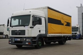 MAN TGL 12.210, EURO 3, HYDRAULICZNY PRZÓD, BOKI, OPONY 80% - 1