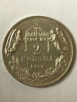 2 korony/korona 1914 KB piękna