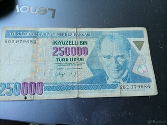 banknoty tureckie