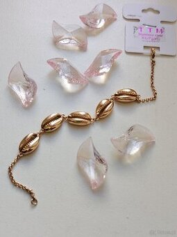 Bransoletka muszelki stalóweczka