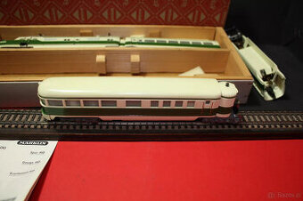 Zestaw 4-częściowy Märklin ST 800 Ivory Green, odrestaurowan