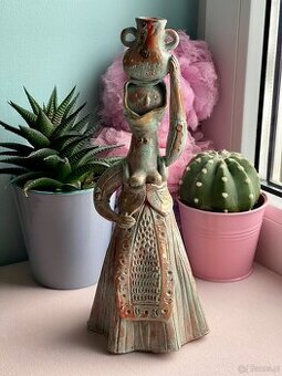 Giuseppe Silecchia Włochy figurka ceramiczna Unikat