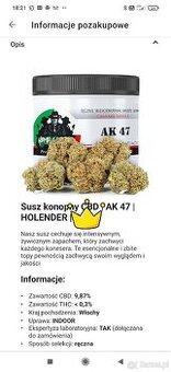 CBD susz konopny AK47 6g.