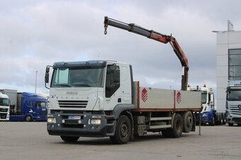 Iveco STRALIS 400, 6X2, EURO 3, WAGI HYDRAULICZNE FASSI F110