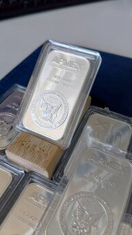 APMEX 1 oz Silver Bar Ag 999 – 8 szt.
