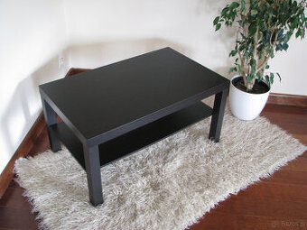 Stolik kawowy Ikea Lack, szafka RTV czarny brąz, ława, 90x55