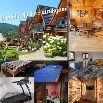 Domki u Jacka widok na Tatry- Sauna, Grota & Tężnia