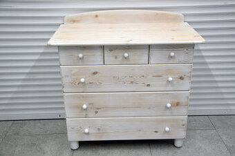 komoda z drewna sosnowego - jak nowa