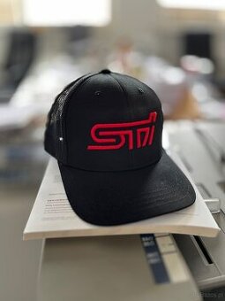 I am selling a balck Subaru STi cap with 3D logo