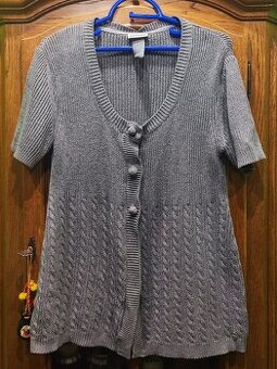Szary kardigan z dzianiny, rozm. XXL/44 STREET ONE