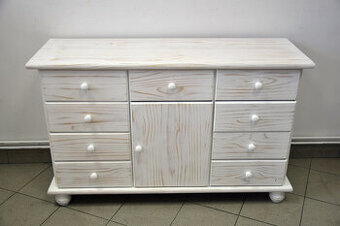 komoda z drewna sosnowego - jak nowa
