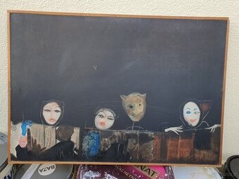 Obraz Kompanek MASKY NA PLOTE