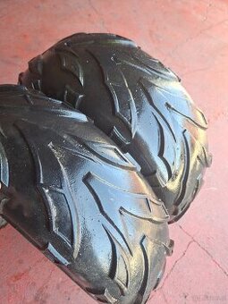 Opony QUAD 21X7-10 KARET TIRE bieżnik ok 1 cm z felgami 2 SZ